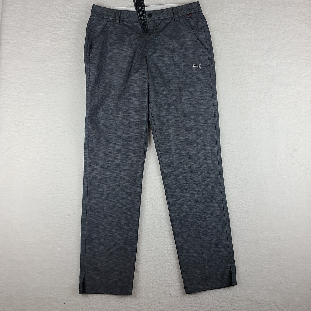 Puma Pants Mens 32x32 Dark Gray Dry Cell Performance‎ Tech Golf Chino